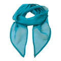 Teal - Front - Premier Unisex Adult Colours Chiffon Scarf