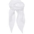 White - Front - Premier Unisex Adult Colours Chiffon Scarf