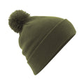 Moss Green - Front - Beechfield Unisex Adult Original Pom Pom Beanie