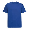 Bright Royal Blue - Front - Russell Mens Classic Combed Cotton Heavyweight T-Shirt