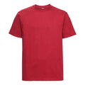 Classic Red - Front - Russell Mens Classic Combed Cotton Heavyweight T-Shirt