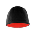 Black-Red - Front - Result Fleece Reversible Hat