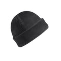 Black - Front - Beechfield Suprafleece Ski Hat