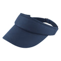 Navy - Front - Beechfield Unisex Adult Sports Visor