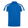 Royal Blue-Arctic White - Back - AWDis Cool Mens Contrast Polo Shirt