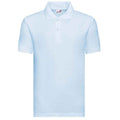 Sky Blue - Front - Awdis Childrens-Kids Academy Pique Polo Shirt