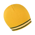 Gold-Green-White - Back - Result Winter Essentials Unisex Adult National Australia Beanie