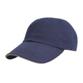 Navy - Front - Result Pro-Style Drill Heavy Cap