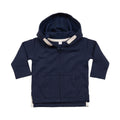 Nautical Navy - Front - Babybugz Baby Full Zip Hoodie