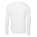 White - Back - Bella + Canvas Unisex Adult Drop Shoulder Sweatshirt