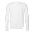 White - Front - Bella + Canvas Unisex Adult Drop Shoulder Sweatshirt