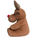 Brown - Side - Mumbles Reindeer Plush Toy