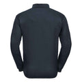 French Navy - Back - Russell Mens Heavy Duty Sweatshirt