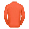 Orange - Back - Russell Mens Heavy Duty Sweatshirt