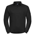 Black - Front - Russell Mens Heavy Duty Sweatshirt