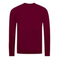 Burgundy - Back - Awdis Childrens-Kids Academy Raglan Sweatshirt