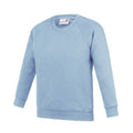 Sky - Front - Awdis Childrens-Kids Academy Raglan Sweatshirt