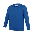 Royal Blue - Front - Awdis Childrens-Kids Academy Raglan Sweatshirt