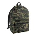 Jungle Camo-Black - Front - Bagbase Camo Packaway Backpack