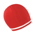 Red-White - Front - Result Winter Essentials Unisex Adult National Wales Beanie