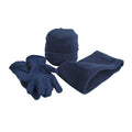 Navy - Front - Result Winter Essentials Polartherm Accessories Set