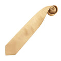 Gold - Back - Premier Mens Colours Fashion Tie