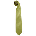 Grass Green - Front - Premier Mens Colours Fashion Tie