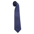 Navy - Front - Premier Mens Colours Fashion Tie