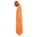 Orange - Front - Premier Mens Colours Fashion Tie