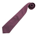 Purple - Back - Premier Mens Colours Fashion Tie