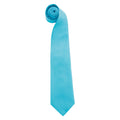 Turquoise - Front - Premier Mens Colours Fashion Tie