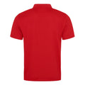 Fire Red - Back - Awdis Mens SuperCool Performance Polo Shirt