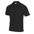 Jet Black - Front - Awdis Mens SuperCool Performance Polo Shirt