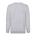 Heather Grey - Back - Fruit of the Loom Childrens-Kids Premium Drop Shoulder Sweatshirt