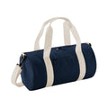 French Navy-Off White - Front - Bagbase Mini Holdall