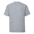 Light Oxford - Back - Russell Mens Viscose Heavyweight T-Shirt