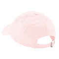 Pastel Pink - Back - Beechfield 6 Panel Low Profile Cap