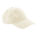 Beige - Front - Beechfield 6 Panel Low Profile Cap