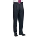 Navy - Front - Brook Taverner Mens Concept Delta Trousers