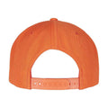 Orange - Back - Flexfit Mesh Snapback Classic Baseball Cap