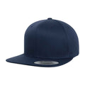 Navy - Front - Flexfit Organic Cotton Snapback Baseball Cap