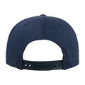 Navy - Back - Flexfit Organic Cotton Snapback Baseball Cap