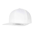 White - Front - Flexfit Organic Cotton Snapback Baseball Cap