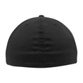 Black - Back - Flexfit Flat Peak Baseball Cap