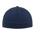 Navy - Back - Flexfit Flat Peak Baseball Cap