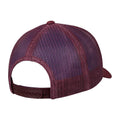 Maroon-White - Back - Flexfit Retro Trucker Cap