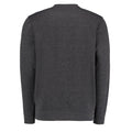 Dark Grey Marl - Back - Kustom Kit Mens Klassic Drop Shoulder Sweatshirt