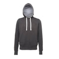 Charcoal - Front - Awdis Mens Chunky Drop Shoulder Hoodie