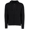 Black - Front - Kustom Kit Mens Klassic Full Zip Hoodie