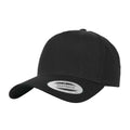 Black - Front - Flexfit 5 Panel Snapback Classic Baseball Cap